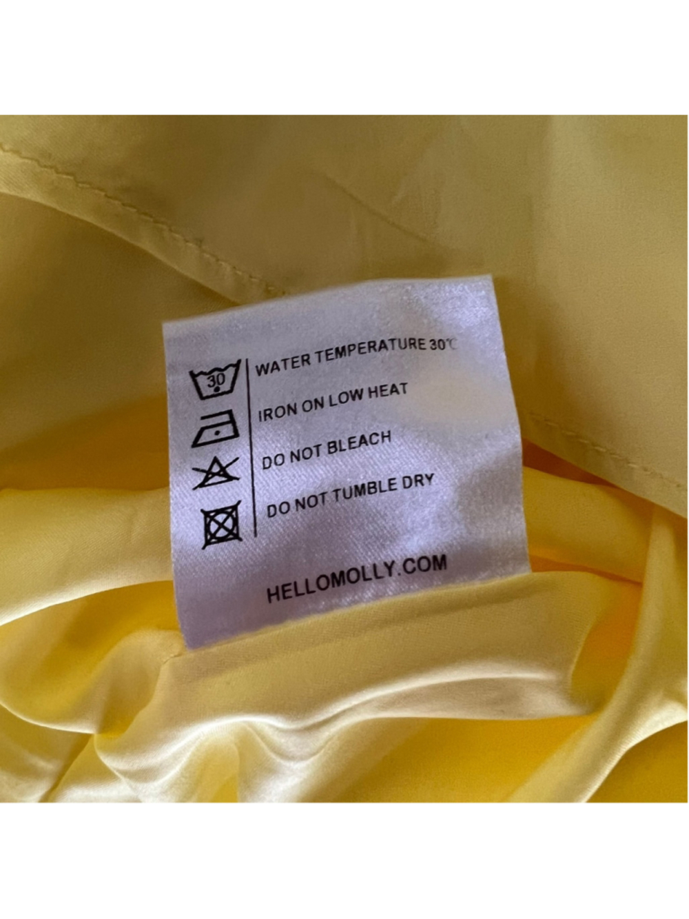 HelloMolly Dress Sz M Yellow Puff Sleeve Tiered Ruffle Mini Cottagecore Babydoll - Picture 9 of 13